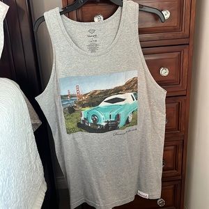 Diamond supply Co. large gray tank top diamond in the back